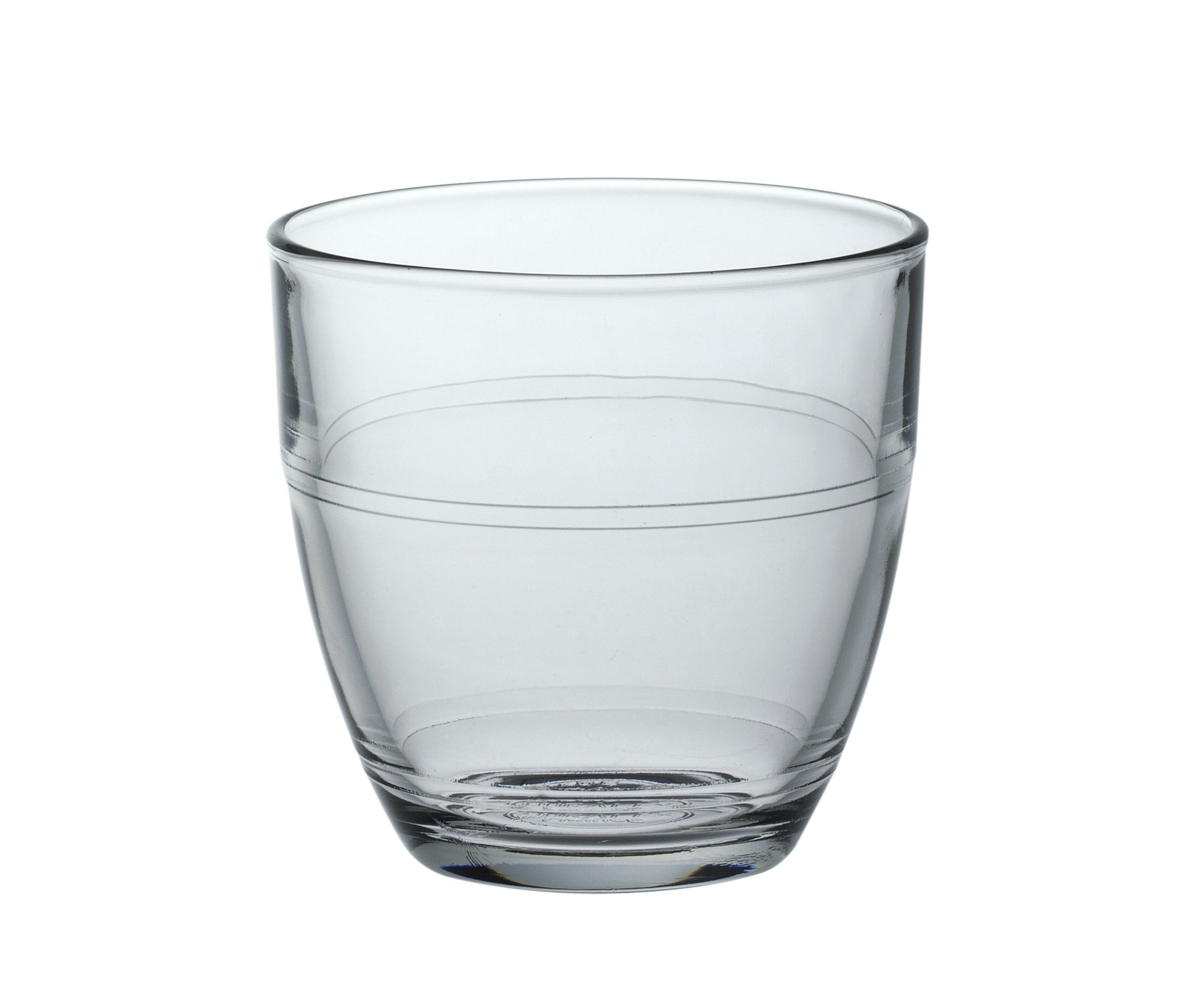 Duralex Gigogne Tumbler, Trinkglas, stapelbar, 160ml, Glas gehärtet, transparent, 6 Stück
