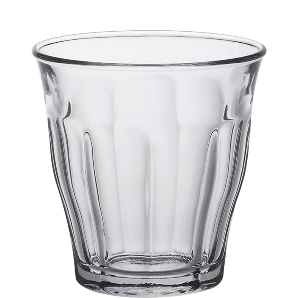 Duralex Picardie Tumbler, Trinkglas, 90ml, Glas gehärtet, transparent, 6 Stück