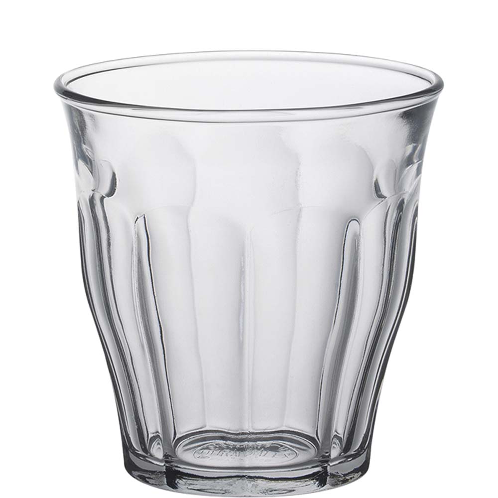 Duralex Picardie Tumbler, Trinkglas, 130ml, Glas gehärtet, transparent, 6 Stück