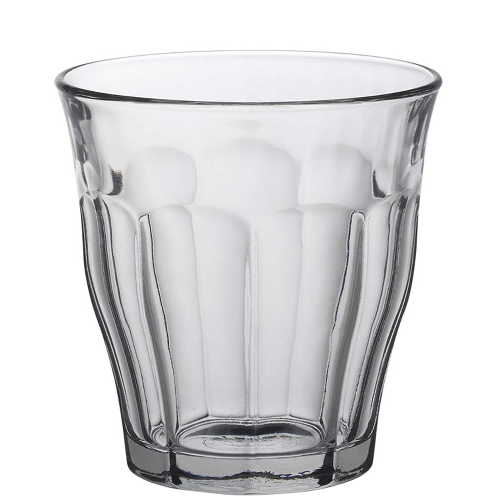 Duralex Picardie Tumbler, Trinkglas, 160ml, Glas gehärtet, transparent, 6 Stück