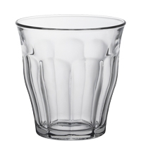Duralex Picardie Tumbler, Trinkglas, 200ml, Glas gehärtet, transparent, 6 Stück