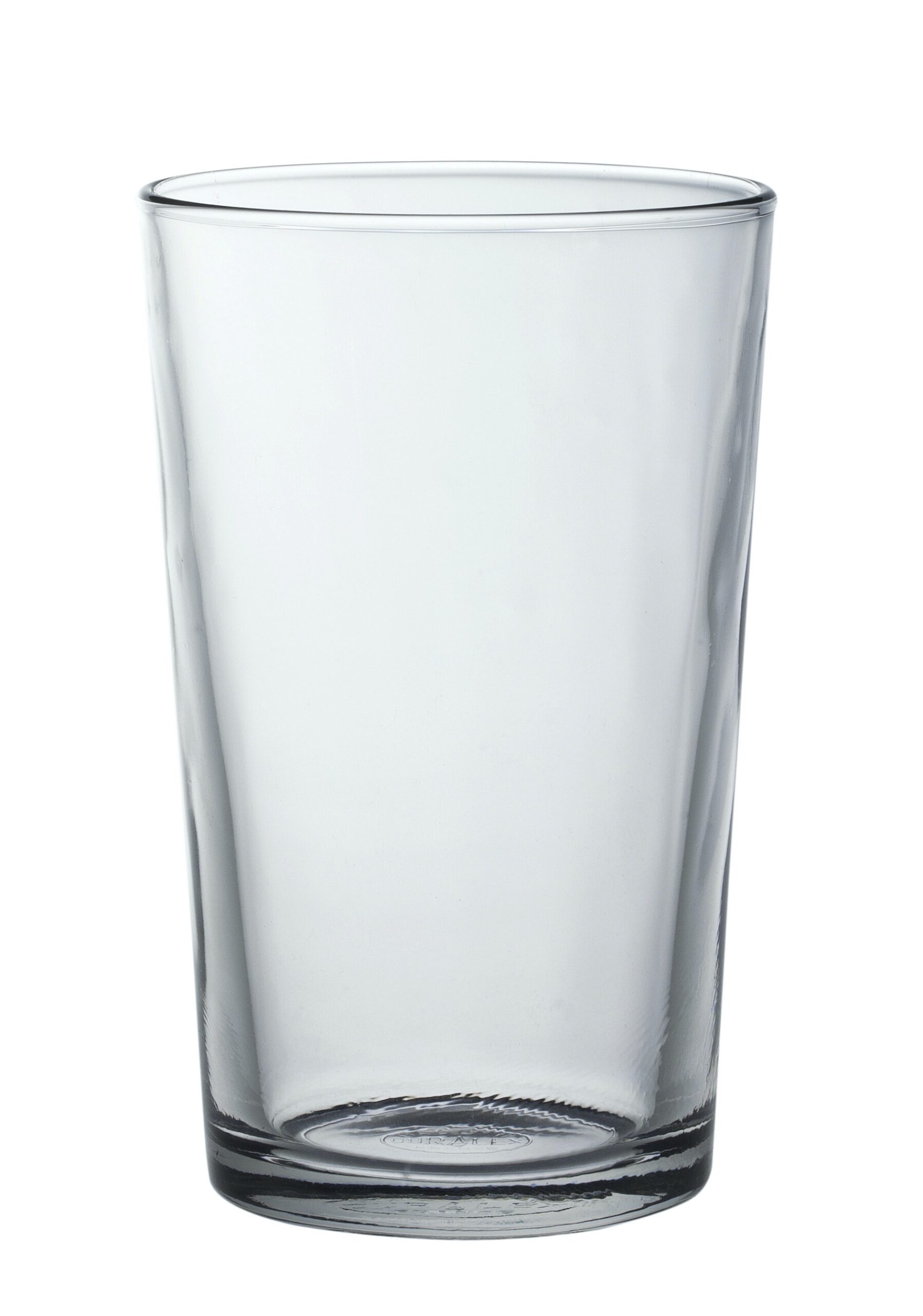 Duralex Chope Unie Tumbler, Trinkglas, 330ml, mit Füllstrich bei 0.25l, Glas gehärtet, transparent, 6 Stück