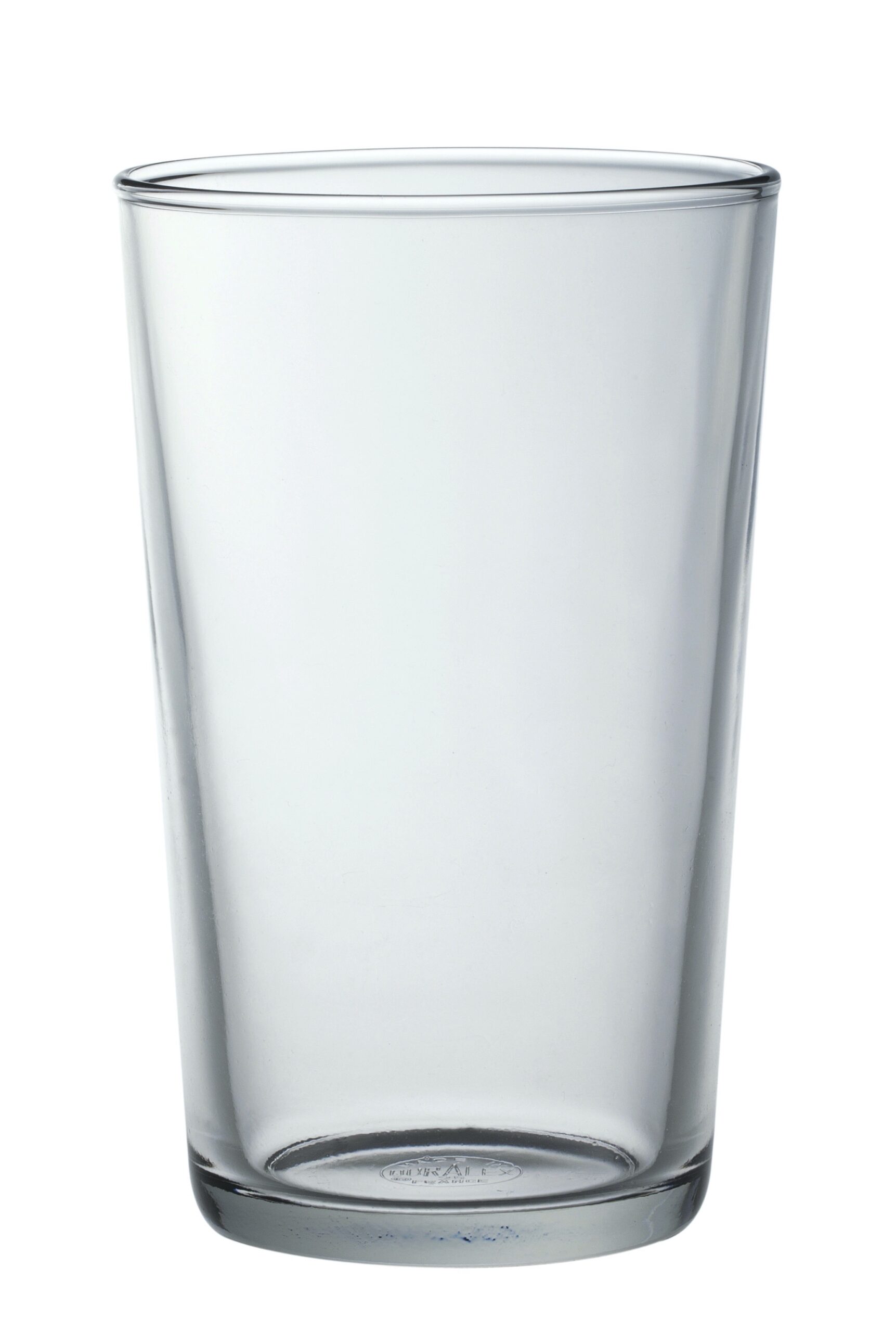 Duralex Chope Unie Tumbler, Trinkglas, 560ml, mit Füllstrich bei 0.4l, Glas gehärtet, transparent, 24 Stück