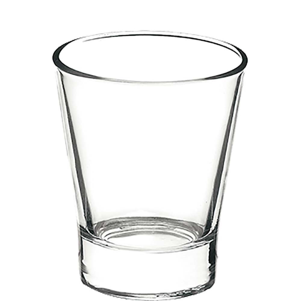 Bormioli Rocco Caffeino Beistellglas, 85ml, Glas, transparent, 6 Stück