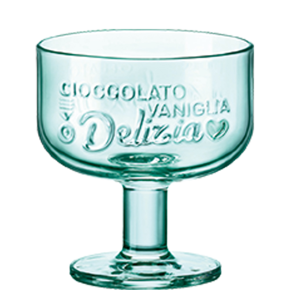 Bormioli Rocco Graphica Green Dessertschale, 9.2cm, 280ml, Glas, grün, 6 Stück