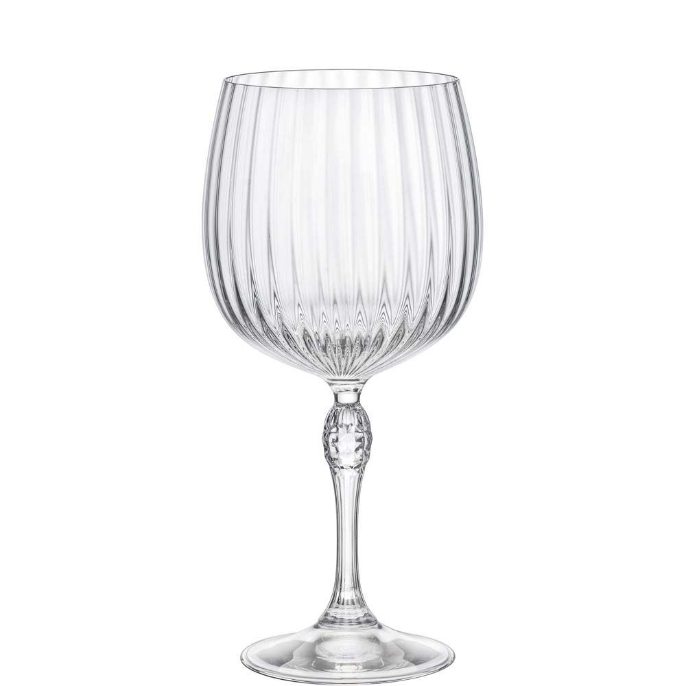 Bormioli Rocco America 20s Gin Tonic Kelch Cocktailglas, 745ml, Kristallglas, transparent, 6 Stück