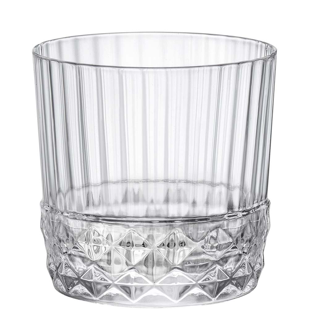 Bormioli Rocco America 20s Tumbler, Trinkglas, 300ml, Glas, transparent, 6 Stück