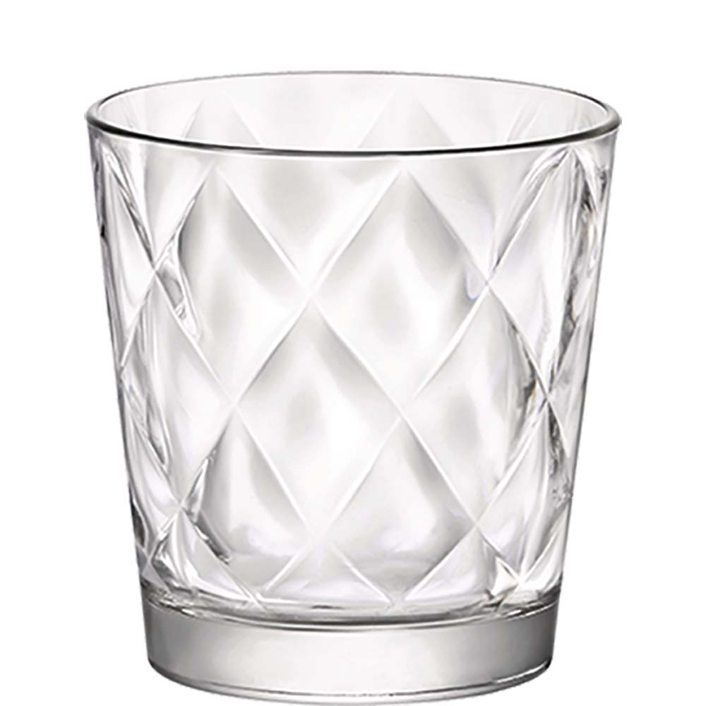 Bormioli Rocco Kaleido Acqua Tumbler, Trinkglas, 240ml, Glas, transparent, 6 Stück