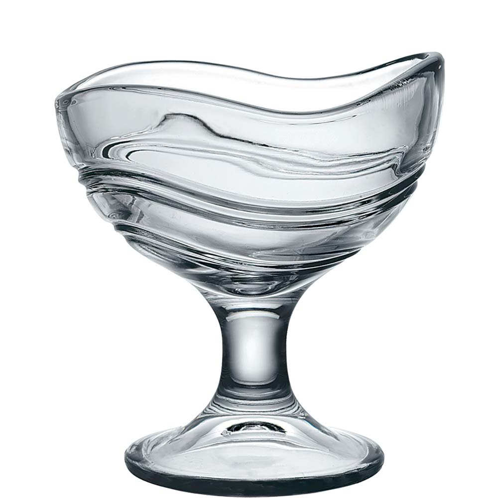 Bormioli Rocco Acapulco Eisbecher, Eisschale, 11.5cm, 300ml, Glas, transparent, 6 Stück