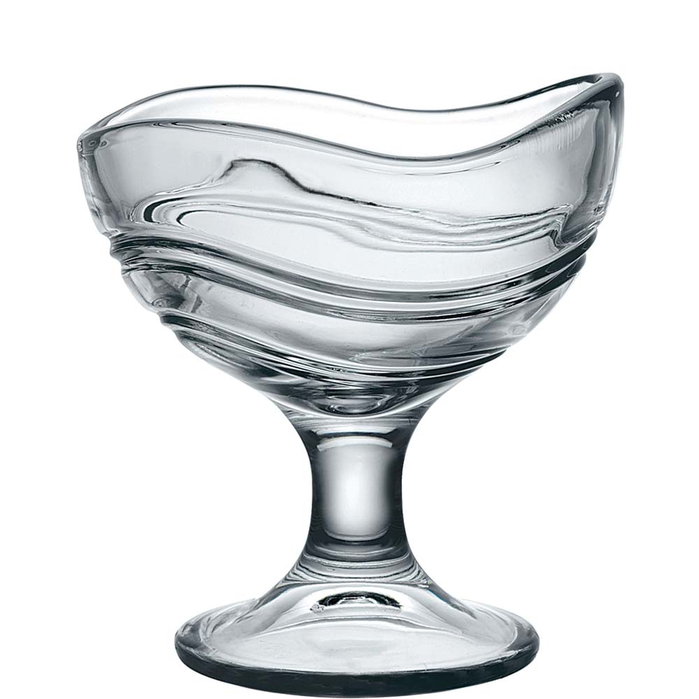 Bormioli Rocco Acapulco Eisbecher, Eisschale, 9.5cm, 180ml, Glas, transparent, 6 Stück