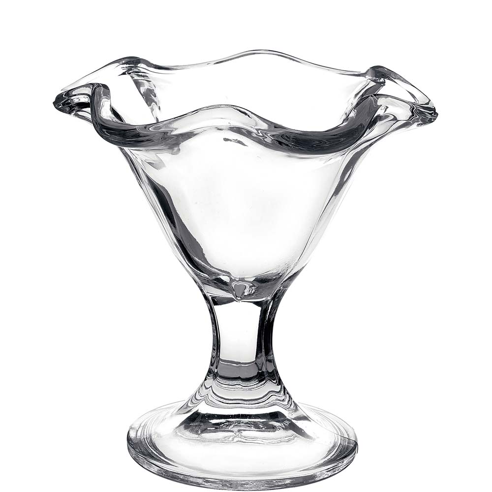 Bormioli Rocco Primavera Eisbecher, Eisschale, 13.8cm, 240ml, Glas, transparent, 6 Stück