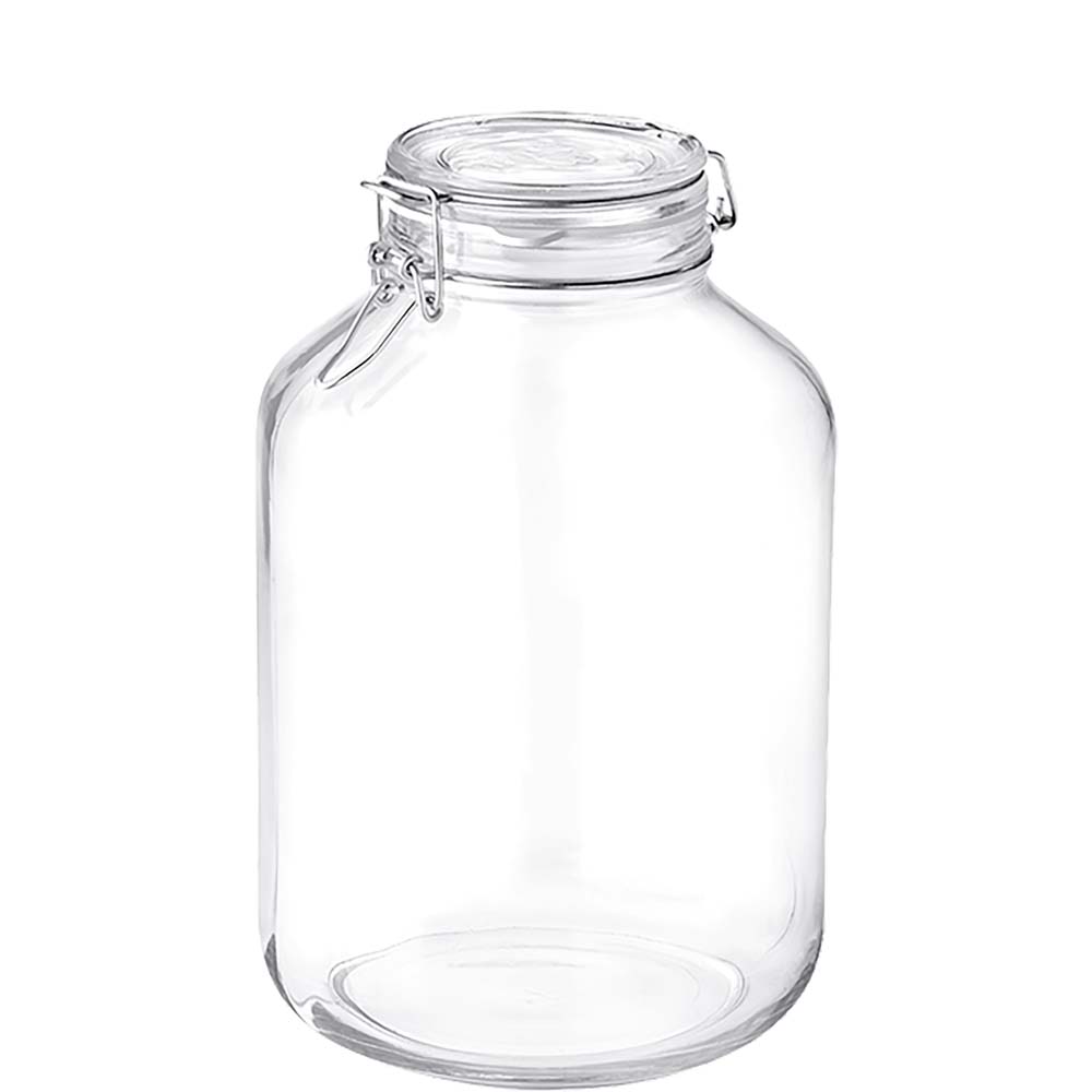 Bormioli Rocco Fido Vorratsglas rund, 5 Liter, Glas, transparent, 1 Stück