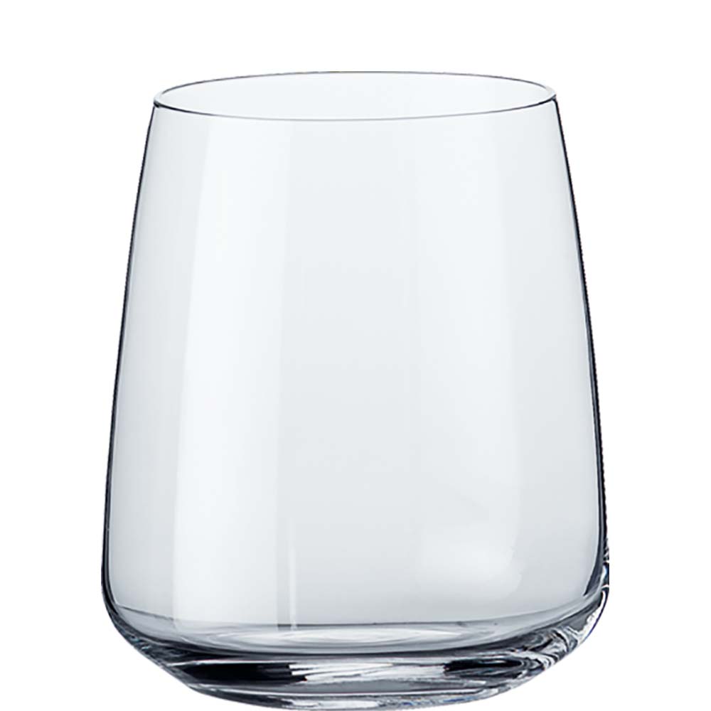 Bormioli Rocco Nexo Acqua Tumbler, Trinkglas, 360ml, Kristallglas, transparent, 6 Stück