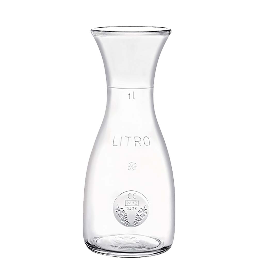 Bormioli Rocco Misura Karaffe, 1.17 Liter, mit Füllstrich bei 1l, Glas, transparent, 1 Stück