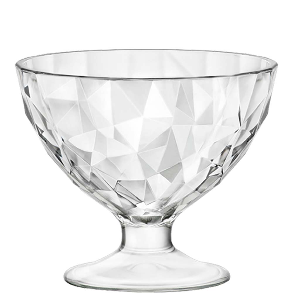 Bormioli Rocco Diamond Eis- & Dessertschale, 11.6cm, 360ml, Glas, transparent, 6 Stück