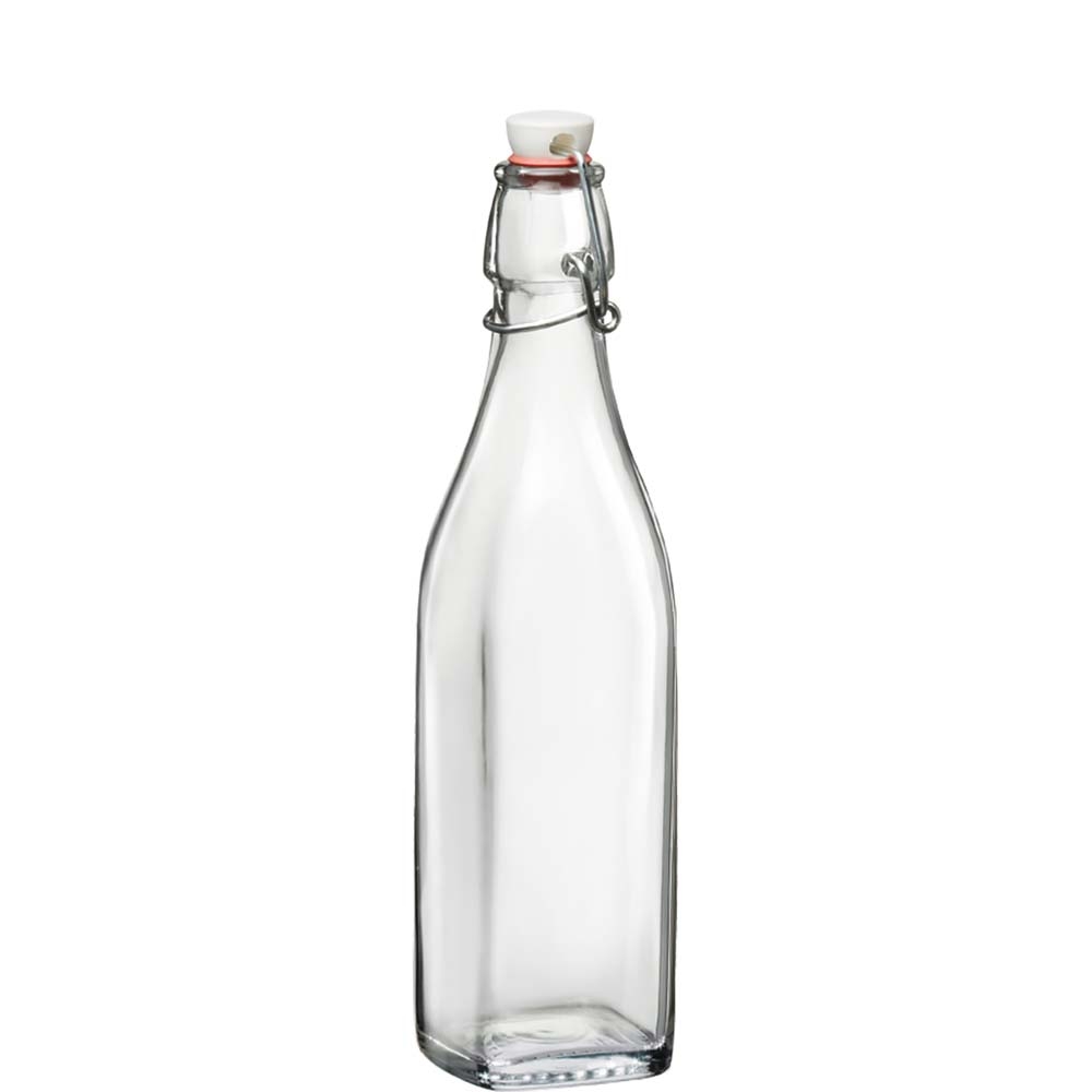 Bormioli Rocco Swing Bügelflasche, 500ml, Glas, transparent, 1 Stück