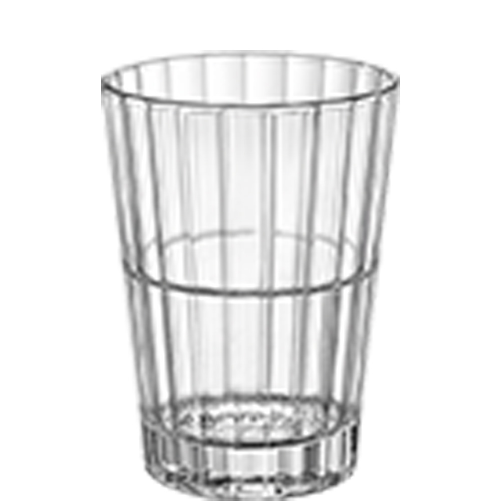 Bormioli Rocco Oxford Bar Schnapsglas, Shotglas, Stamper, stapelbar, 38ml, Glas gehärtet, transparent, 6 Stück