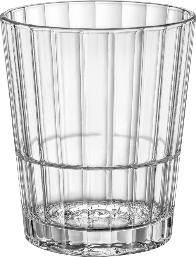 Bormioli Rocco Oxford Bar Tumbler, Trinkglas, stapelbar, 312ml, Glas gehärtet, transparent, 6 Stück