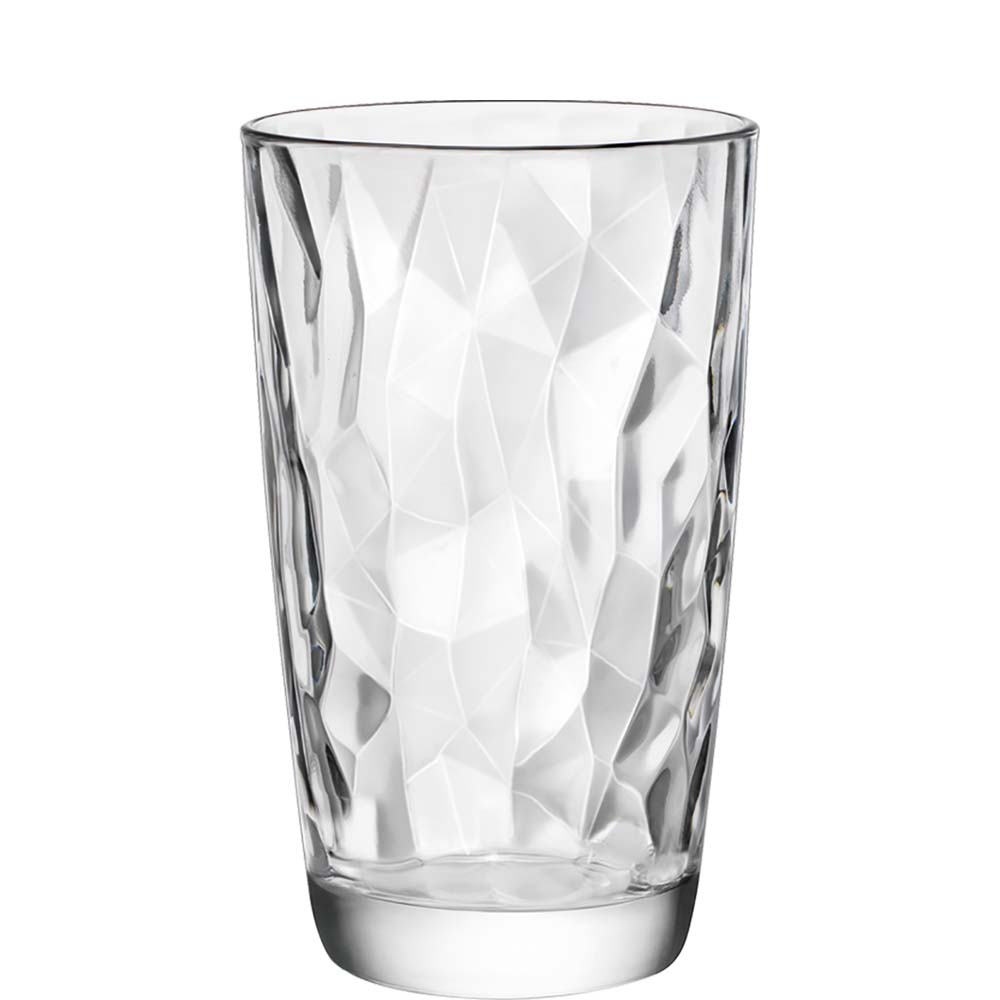 Bormioli Rocco Diamond  Longdrink, 470ml, Glas, transparent, 6 Stück