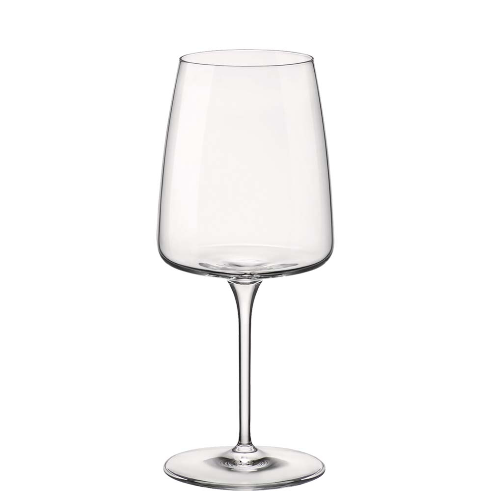 Bormioli Rocco Nexo Weinkelch, 540ml, mit Füllstrich bei 0.2l, Kristallglas, transparent, 6 Stück