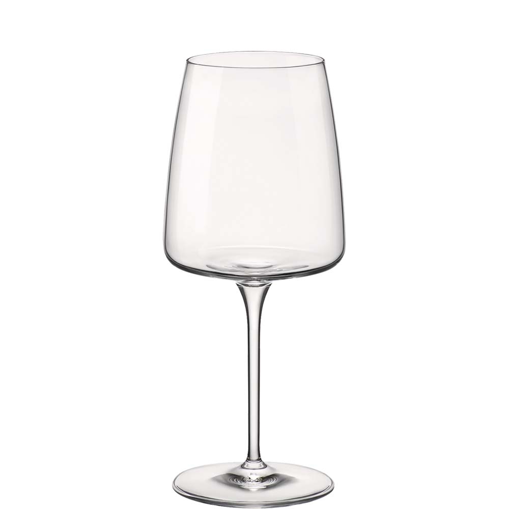 Bormioli Rocco Nexo Weinkelch, 450ml, mit Füllstrich bei 0.2l, Kristallglas, transparent, 6 Stück