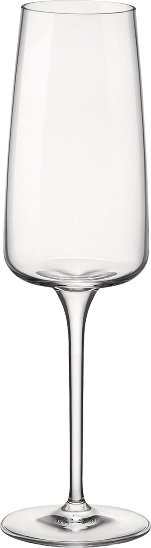 Bormioli Rocco Nexo Sektkelch, Sektglas, 240ml, mit Füllstrich bei 0.1l, Kristallglas, transparent, 6 Stück