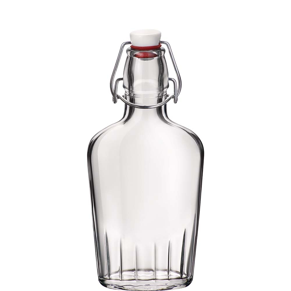 Bormioli Rocco Fiaschetta Bügelflasche, 250ml, Glas, transparent, 1 Stück