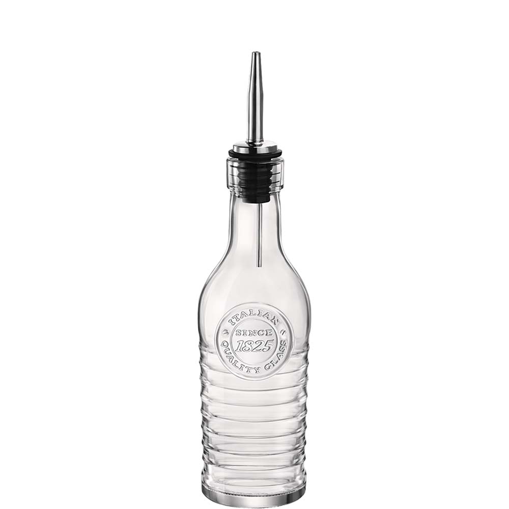 Bormioli Rocco Officina 1825 Flasche mit Ausgießer, 268ml, Glas, transparent, 1 Stück