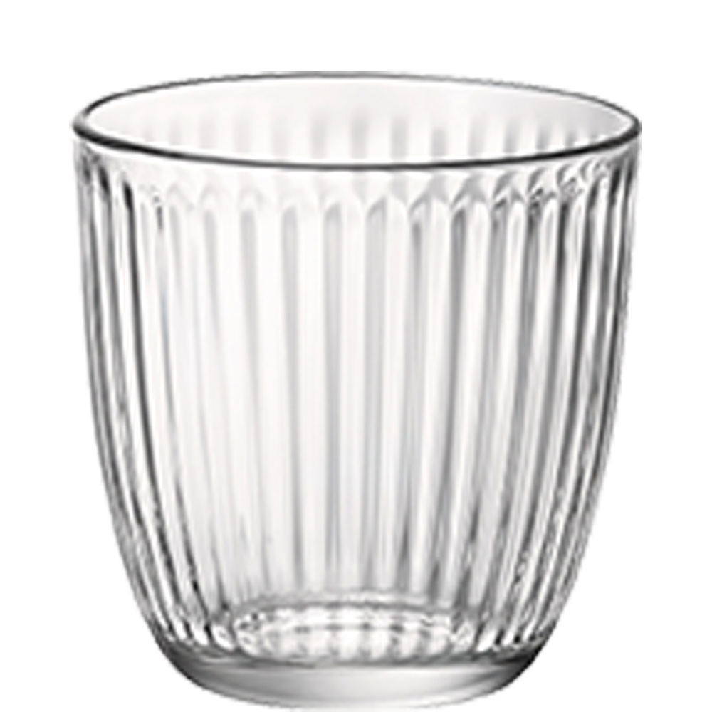 Bormioli Rocco Line Acqua Tumbler, Trinkglas, 290ml, Glas, transparent, 6 Stück