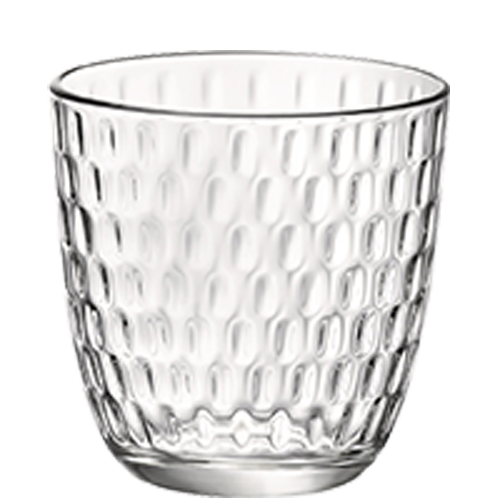 Bormioli Rocco Slot Acqua Tumbler, Trinkglas, 290ml, Glas, transparent, 6 Stück