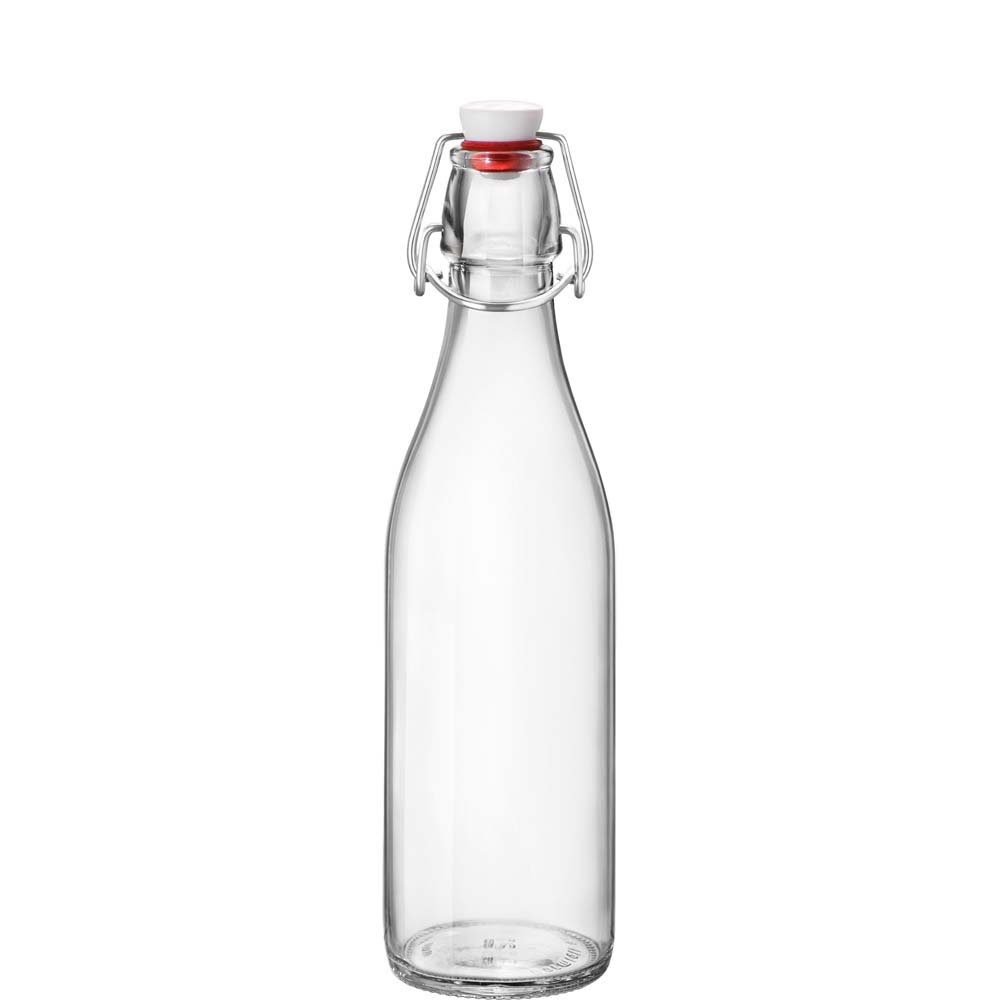 Bormioli Rocco Giara Bügelflasche, 500ml, Glas, transparent, 1 Stück
