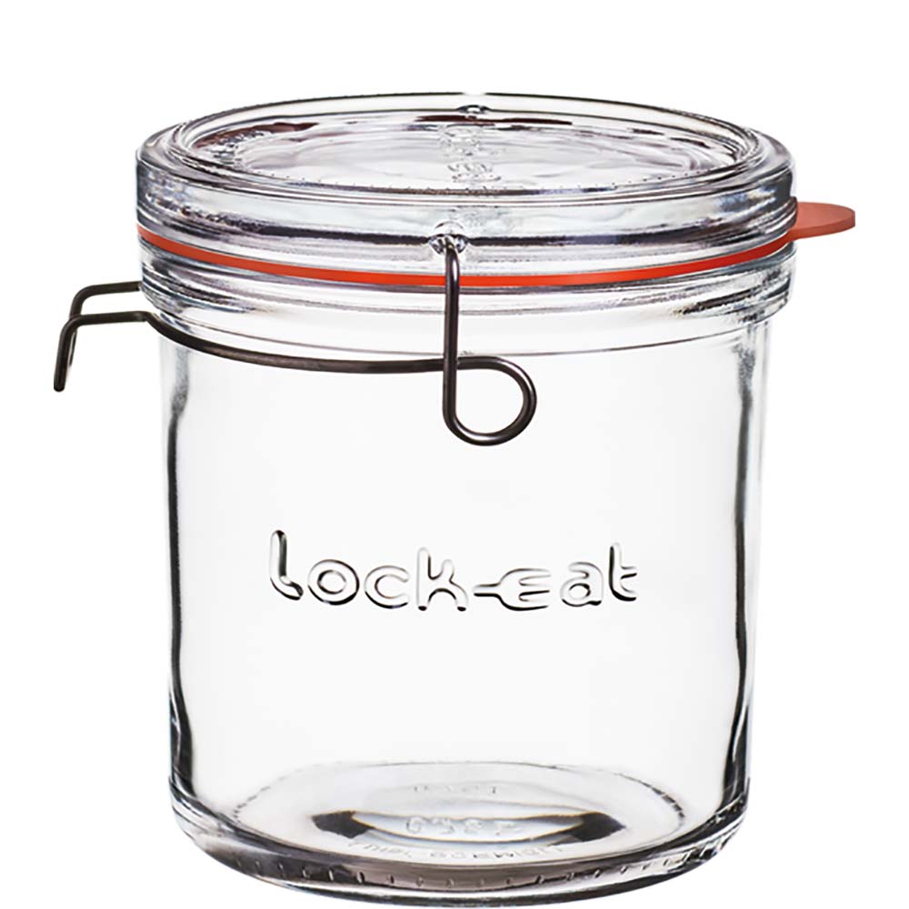 Luigi Bormioli Lock-Eat XL Einmachglas mit Deckel, 750ml, Glas, transparent, 1 Stück