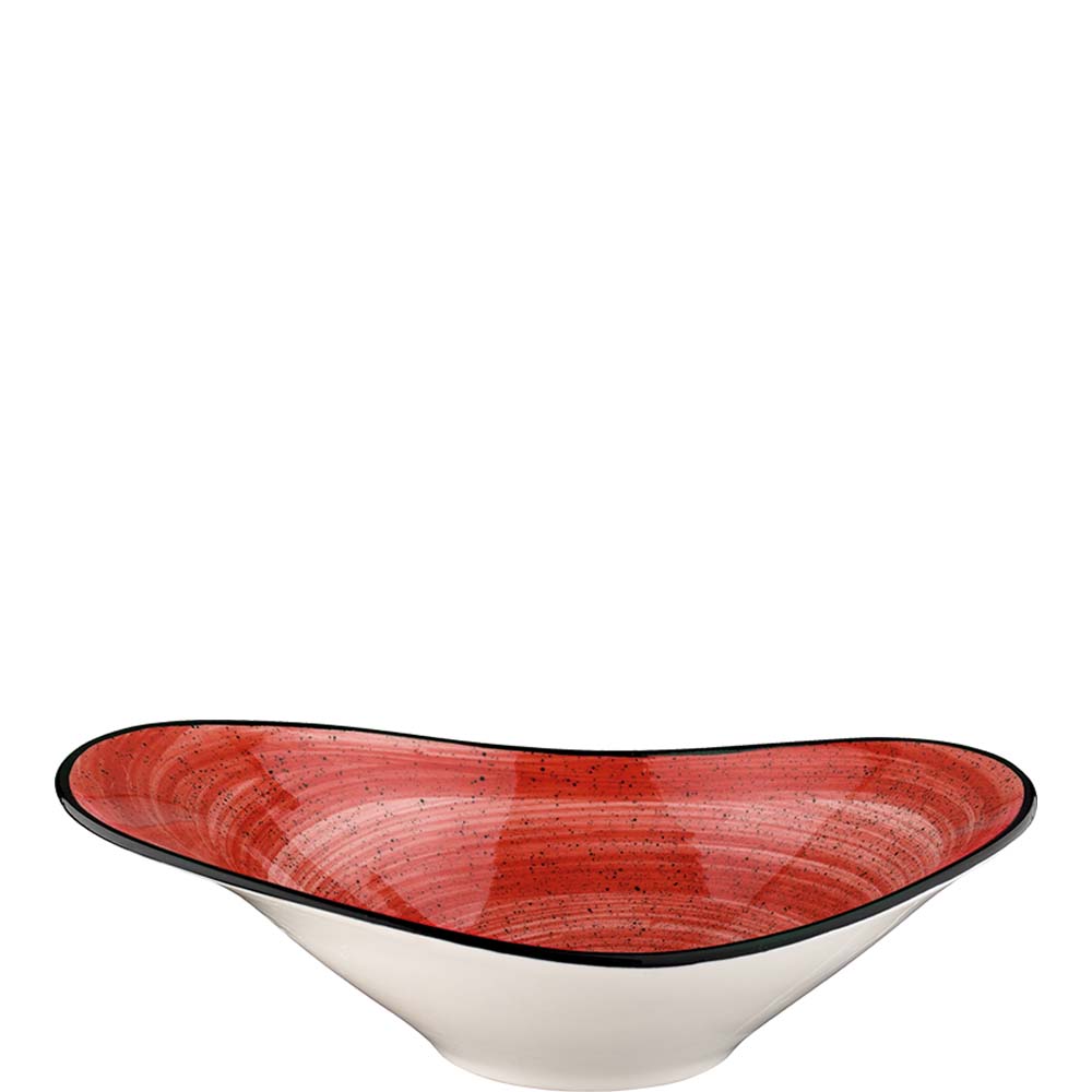 Bonna Premium Porcelain Aura Passion Stream Schale, 45ml, Premium Porzellan, rot, 1 Stück