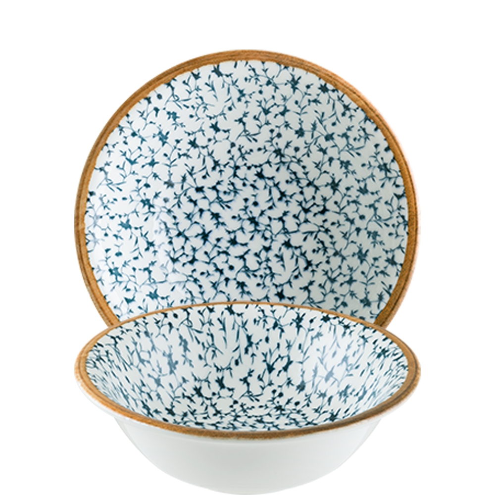 Bonna Premium Porcelain Calif Gourmet Schale, 16cm, 400ml, Premium Porzellan, blau, 1 Stück