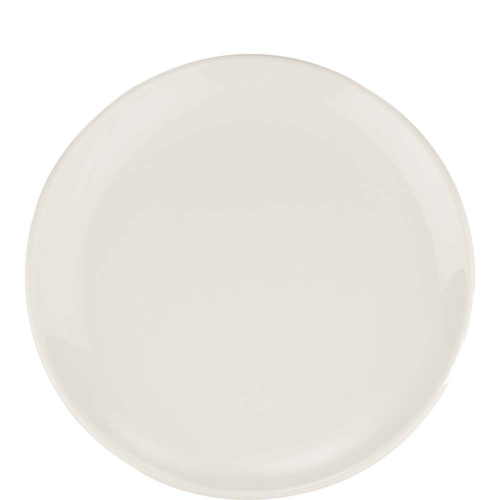 Bonna Premium Porcelain Cream Teller flach, 25cm, 25cm, Premium Porzellan, creme-weiß, 1 Stück