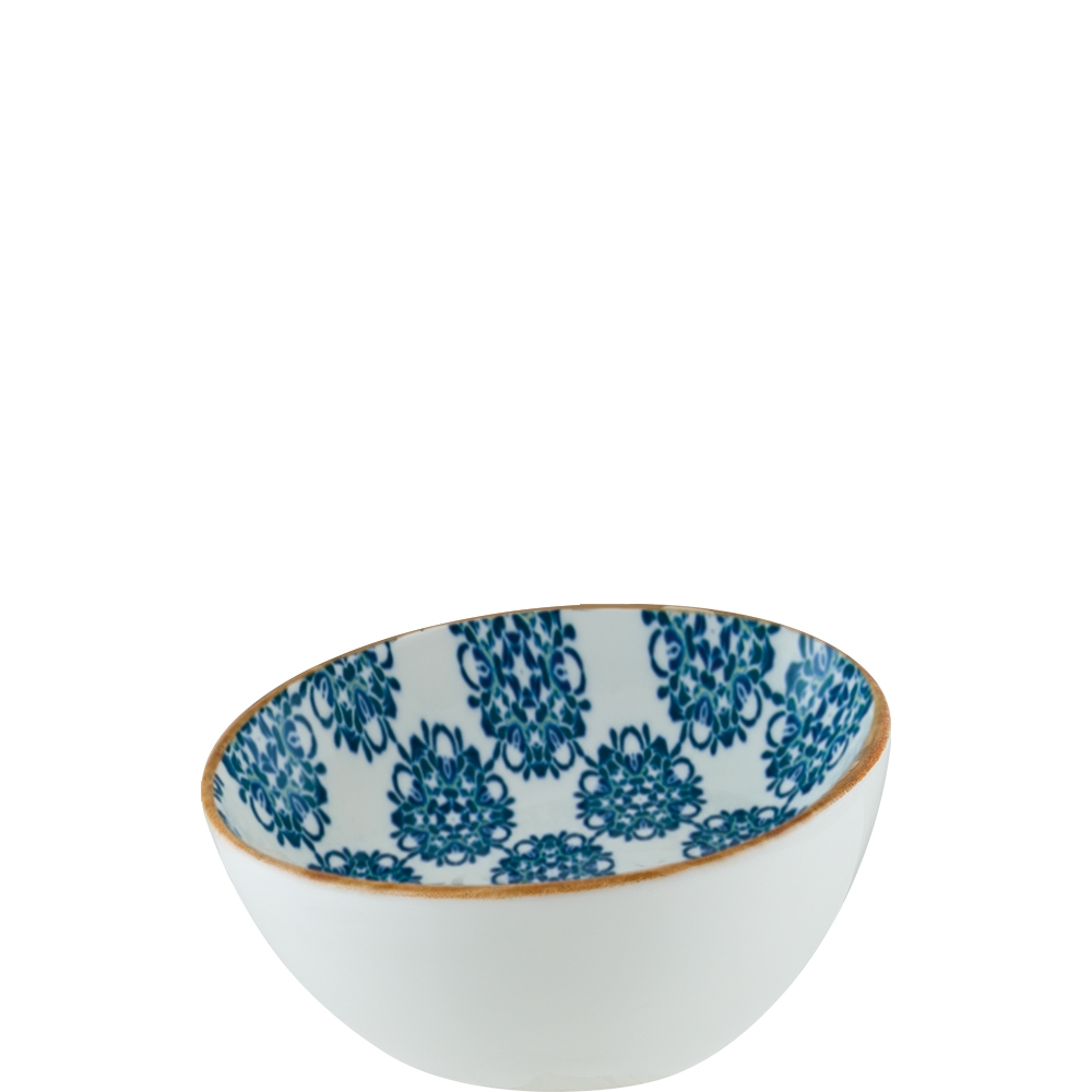 Bonna Premium Porcelain Lotus Vanta Schale, 8cm, 60ml, Premium Porzellan, blau, 1 Stück