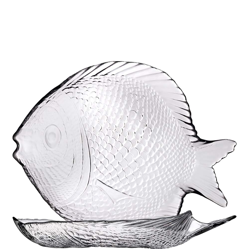 Pasabahce Marine Fisch Snackplatte, 19.8cm, Glas gehärtet, transparent, 1 Stück