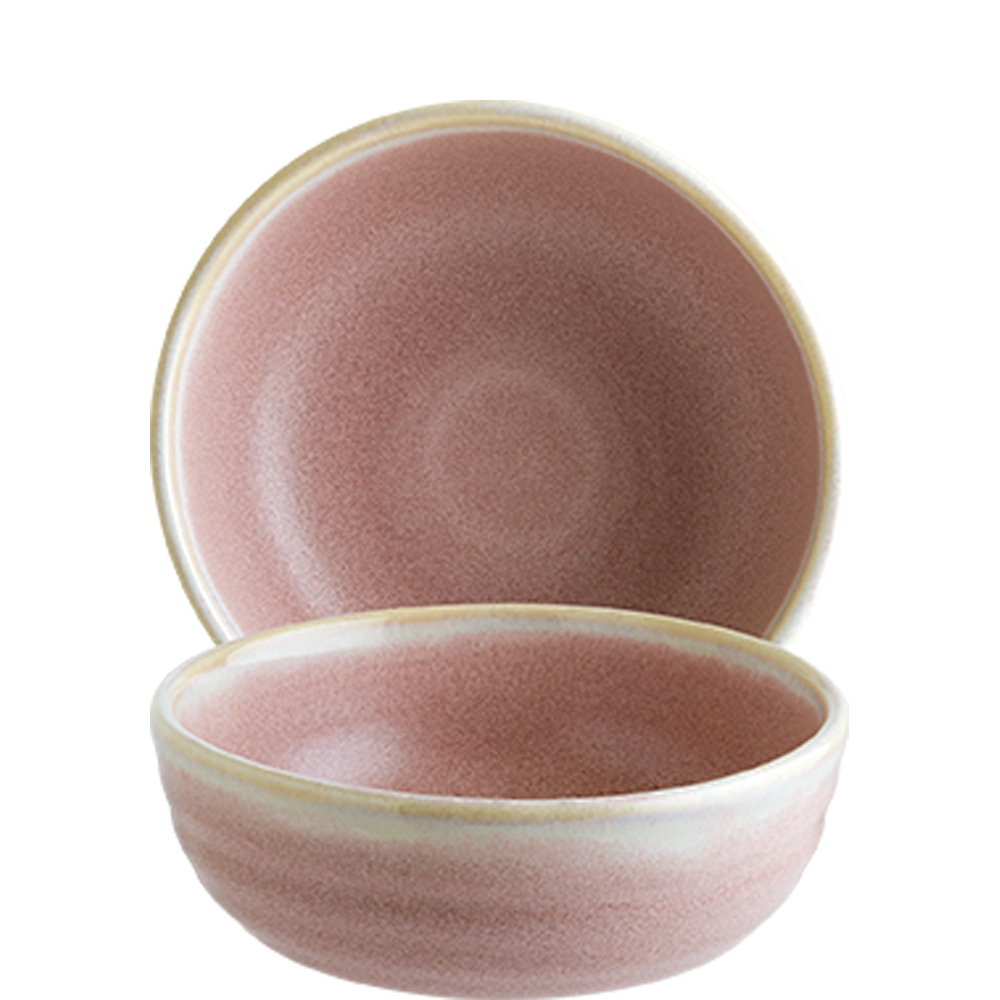 Bonna Premium Porcelain Pott Bowl Schale, 14.5cm, 485ml, Premium Porzellan, pink, 1 Stück
