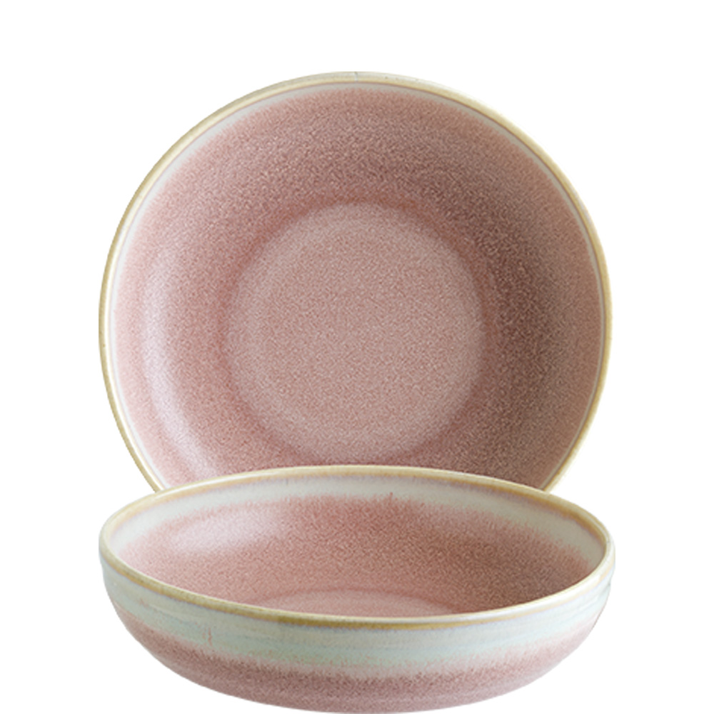 Bonna Premium Porcelain Pott Bowl Schale, 18cm, 650ml, Premium Porzellan, pink, 1 Stück