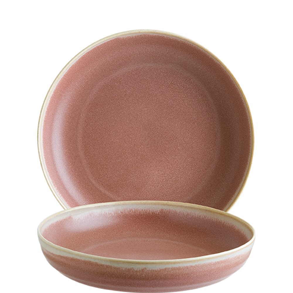 Bonna Premium Porcelain Pott Bowl Schale, 22.5cm, 1.07 Liter, Premium Porzellan, pink, 1 Stück