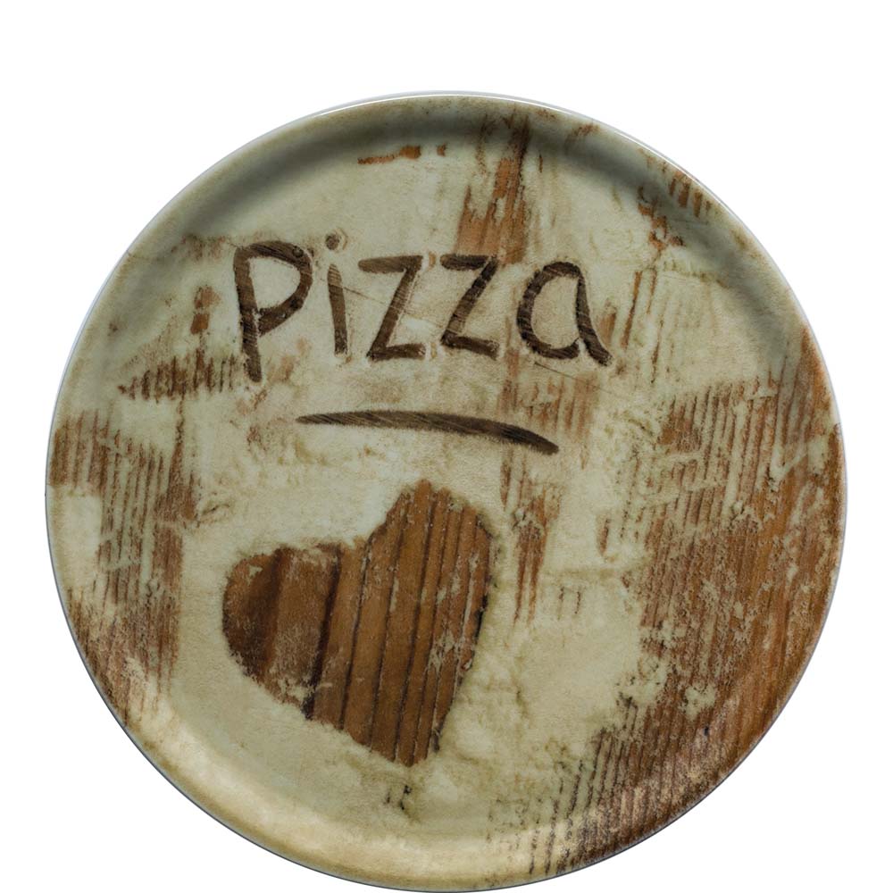 Saturnia Napoli Flour Dekor Pizzateller Heart, 33cm, 32.9cm, Porzellan, heart, 1 Stück