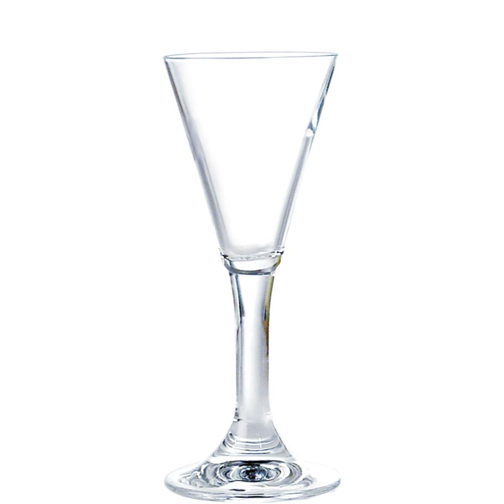 TableRoc Amore Sektspitzkelch, 75ml, mit Füllstrich bei 5cl, Glas, transparent, 6 Stück