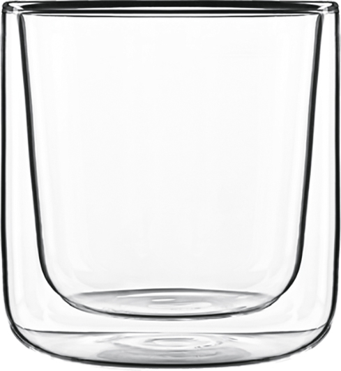 Luigi Bormioli Thermic Glass Cilindro Appetizer, 110ml, Glas, transparent, 2 Stück