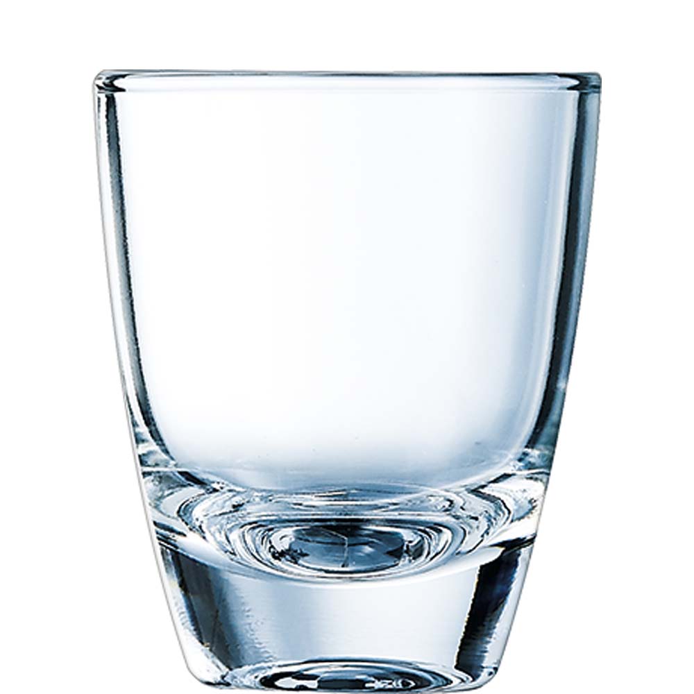Arcoroc Gin Schnapsglas, Shotglas, Stamper, 35ml, Glas, transparent, 24 Stück