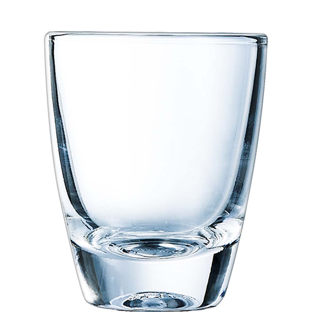 Arcoroc Gin Schnapsglas, Shotglas, Stamper, 50ml, Glas, transparent, 24 Stück