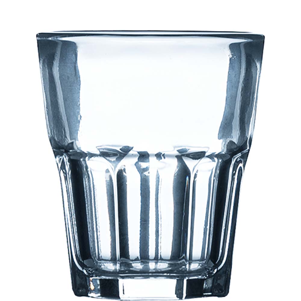 Arcoroc Granity Schnapsglas, Shotglas, Stamper, 45ml, Glas gehärtet, transparent, 12 Stück