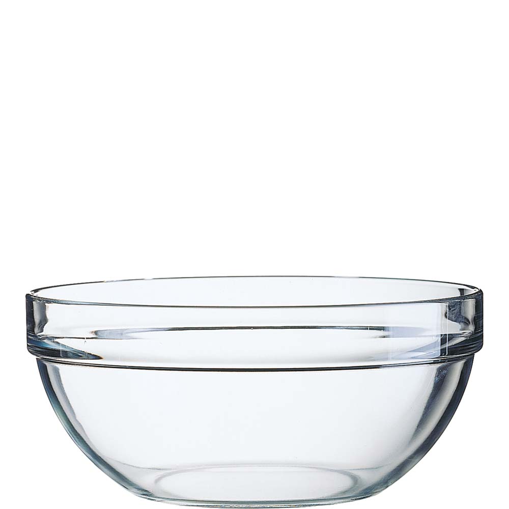 Arcoroc Empilable Stapelschale, 26cm, 4.5 Liter, Glas gehärtet, transparent, 1 Stück