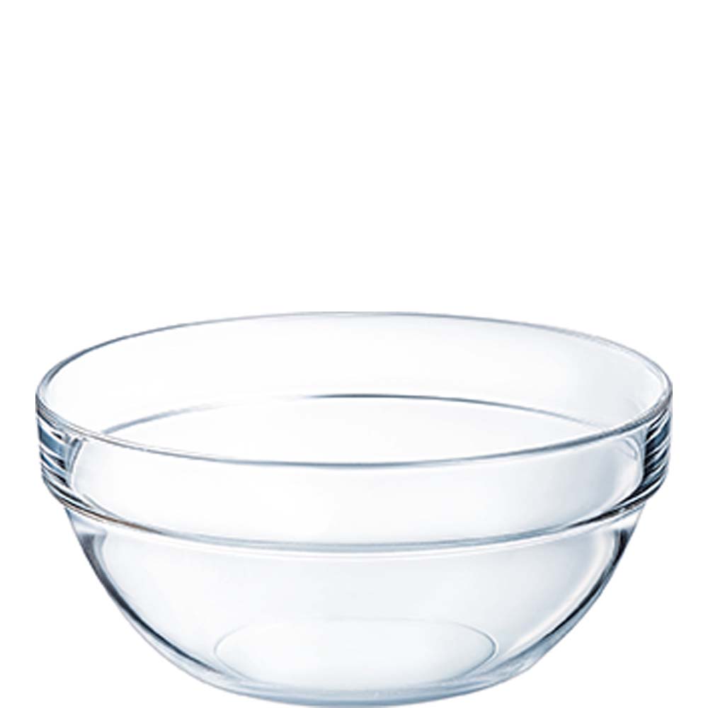 Arcoroc Empilable Stapelschale, 17cm, 1 Liter, Glas gehärtet, transparent, 1 Stück