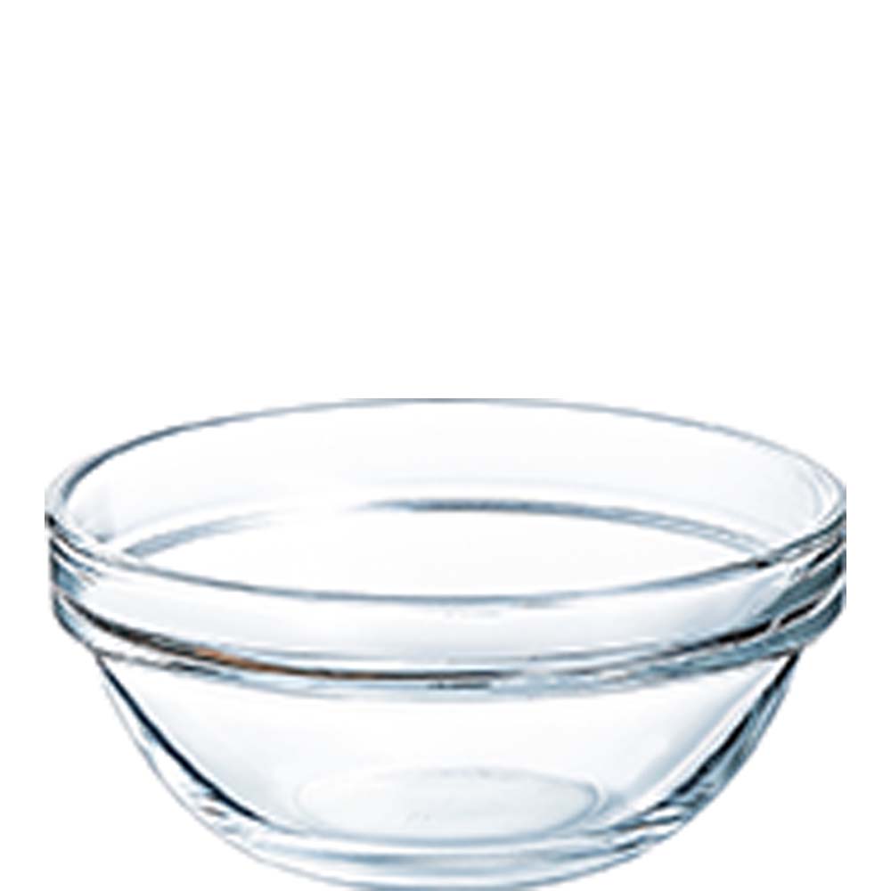 Arcoroc Empilable Stapelschale, 9cm, 130ml, Glas gehärtet, transparent, 6 Stück