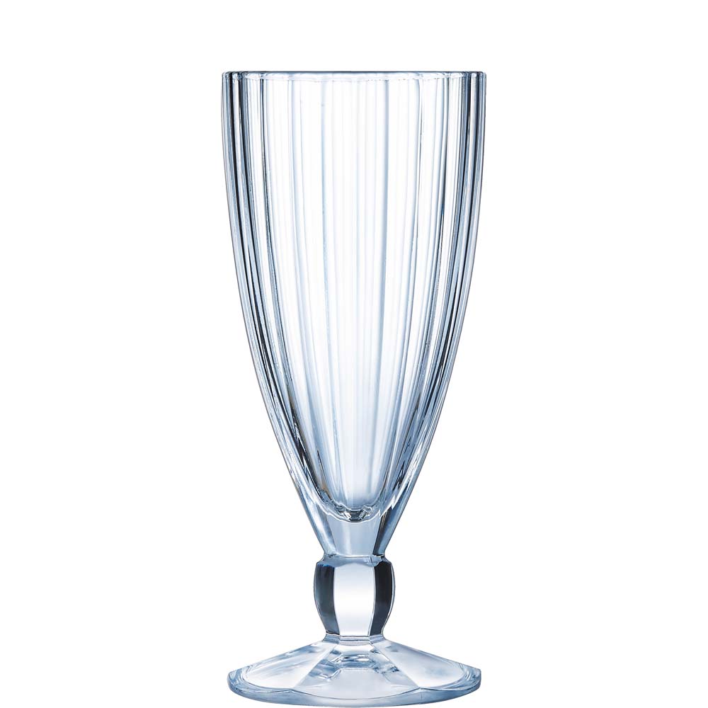 Arcoroc Quadro Ice Milchshake Glas, 360ml, Glas, transparent, 6 Stück